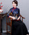 Long Sleeve Velvet Traditional Cheongsam Top Floral Chinese Blouse