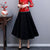 All Matched Thick Velvet Traditional Chinese Style Skirt