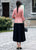 Long Sleeve Floral Watered Gauze Cheongsam Top Elegant Chinese Blouse