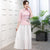 All Matched Chiffon Traditional Chinese Style Pleasted Skirt