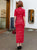 Traditionelles Cheongsam Retro-Chinesisches Spitzenkleid mit vergoldeten Blumenapplikationen