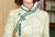 Half Sleeve Knee Length Traditional Cheongsam Floral Lace Chinese Dress