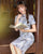 Short Sleeve Floral Modern Cheongsam Chic Girl Dress