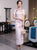 Mandarin Collar Short Sleeve Full Length Traditional Cheongsam