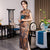 Mandarin Collar Cap Sleeve A-Line Traditional Cheongsam Chinese Dress