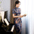 Mandarin Collar Short Sleeve Traditional Cheongsam Chinese Dress
