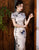 Mandarin Collar Short Sleeve Traditional Cheongsam Chinese Dress