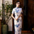 Mandarin Collar Short Sleeve Traditional Cheongsam Chinese Dress