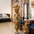 Robe chinoise traditionnelle à manches longues Cheongsam florale