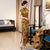 Cap Sleeve Traditional Floral Cheongsam A-Line Chinese Dress