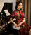 Short Sleeve Mandarin Collar Traditional Cheongsam Floral Chinese Dress