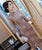 Knee Length Traditional Cheongsam Plaids & Checks with Floral Suede Chinese Dress