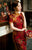 Short Sleeve Full Length Traditional Cheongsam Floral Chinese Dress with Strap Buttons