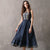 Broderie florale Style chinois Sun Dress Retro Jean Dress