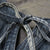 Robe en jean de style chinois rétro à col en V avec ceinture de broderie florale