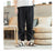 Signature Cotton Chinese Characters Embroidery Chinese Style Harem Pants