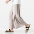 Pantalones sueltos estilo chino de algodón exclusivo Pantalones Zen