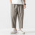 Pantalones sueltos estilo chino de algodón exclusivo Noveno pantalón
