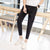 Signature Cotton Chinese Style Harem Pants Ninth Pants