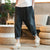 100% coton style sarouel chinois pantalon neuvième