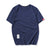 100 % Baumwolle Rundhals-Kurzarm-T-Shirt Basishemd
