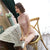 Illusion Neck Floral Lace Modern Cheongsam Chinese Dress