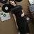 Illusion Neck Floral Lace Modern Cheongsam Chinese Dress