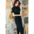 Short Sleeve Floral Lace Tea Length Cheongsam Prom Dress