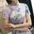 Short Sleeve Modern Cheongsam Floral Silk Chinese Dress