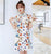 Cap Sleeve Spandex Cheongsam Chinese Style Comfortable Day Dress
