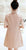 Robe à carreaux de style chinois Cheongsam moderne en coton avec bord en dentelle
