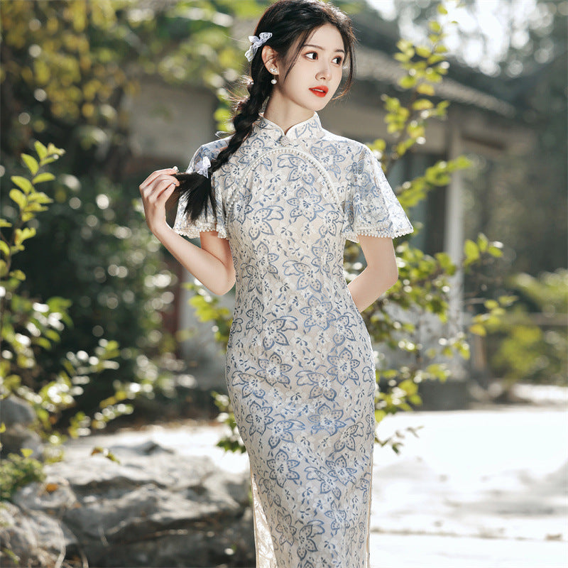 Traditional Chinese Lace Chinese Dress Melinda Dress Traditional Lace Qipao East Meets Dress S Yes: Wine Traditional Chinese Lace Chinese Dress Melinda Dress Traditional Lace Qipao East Meets Dress S Yes: Wine