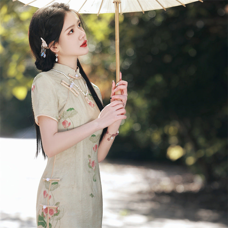 【PAMEO POSE】Mandarin Button Dress PAMEO POSE（パメオポーズ）の「Mandarin Button Dress
