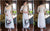Cap Sleeve Mandarin Collar Two-piece Set Floral Ao Dai Dress