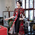 Vestido Ao Dai de seda floral con parte superior de cheongsam de media manga hasta la rodilla
