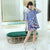 Floral Lace Shoulder Half Sleeve Cheongsam Mini Chinese Dress