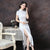 Classic Silk Blend Cheongsam Mermaid Full Length Evening Dress