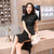 Mandarin Collar Cap Sleeve Modern Cheongsam Knee Length Chinese Dress