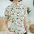 Mandarin Collar Floral Cheongsam Top Traditional Chinese Shirt