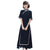 Mandarin Collar Half Sleeve Floral Edge Ao Dai Two-piece Chinese Dress