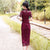 Plaids & Checks Pattern Modern Lace Cheongsam Qipao Dress