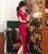 Short Sleeve Auspicious Embroidery Velvet Modern Cheongsam Qipao Dress