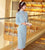 Mandarin Collar Tweed Cheongsam with  Shawl Cloak Bolero Jacket
