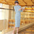 Mandarin Collar Tweed Cheongsam with  Shawl Cloak Bolero Jacket