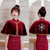 Cheongsam Matched Velvet Shawl Cloak Bolero Jacket