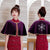 Cheongsam Matched Velvet Shawl Cloak Bolero Jacket