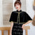 Cheongsam Matched Velvet Shawl Cloak Bolero Jacket