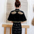 Cheongsam Matched Velvet Shawl Cloak Bolero Jacket