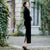 Plaids & Checks Pattern Mink Cashmere & Woolen Mermaid Cheongsam Suit