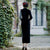 Plaids & Checks Pattern Mink Cashmere & Woolen Mermaid Cheongsam Suit